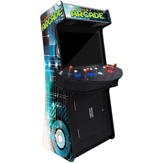 4 Player Slim Stand-Up Arcade 4500 Classic Games 32" LCD Screen